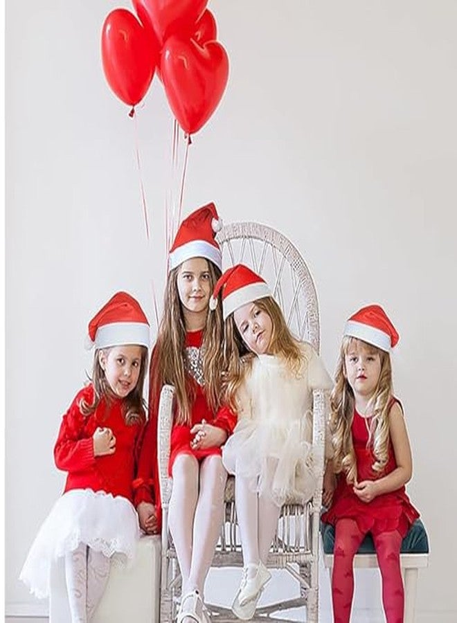 SAI PRASEEDA قبعات بابا نويل من ساي براسيدا - عبوة من 5 قطع | لون أحمر وأبيض | قبعات بابا نويل خفيفة الوزن للأطفال، والحفلات، والمدارس، وتزيين العطلات SMNCTH1 - Image 4